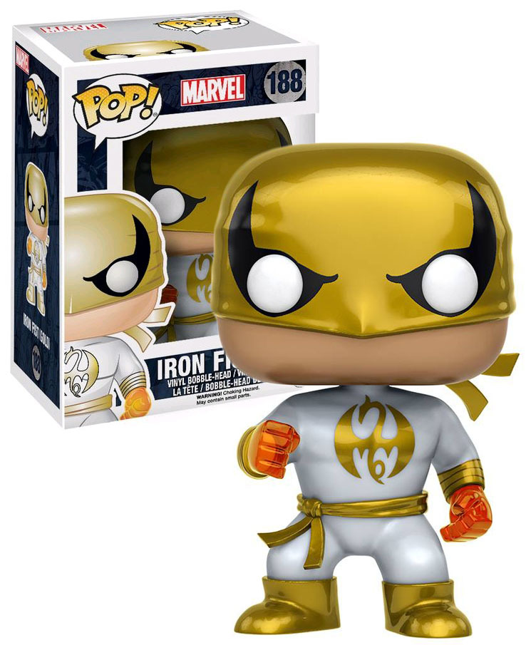 Iron Fist Gold #188 Marvel Official Funko Pop 