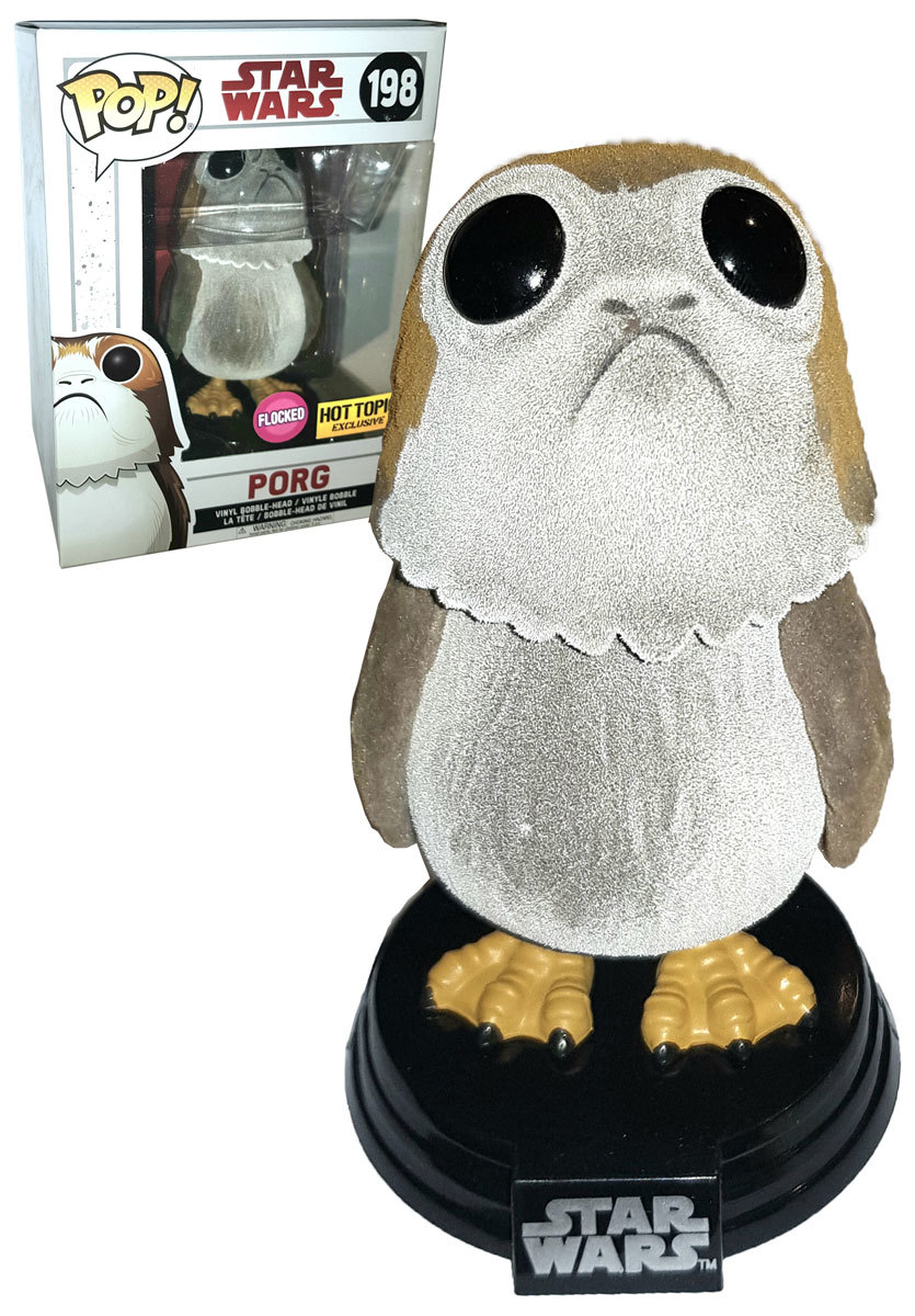 funko pop porg flocked