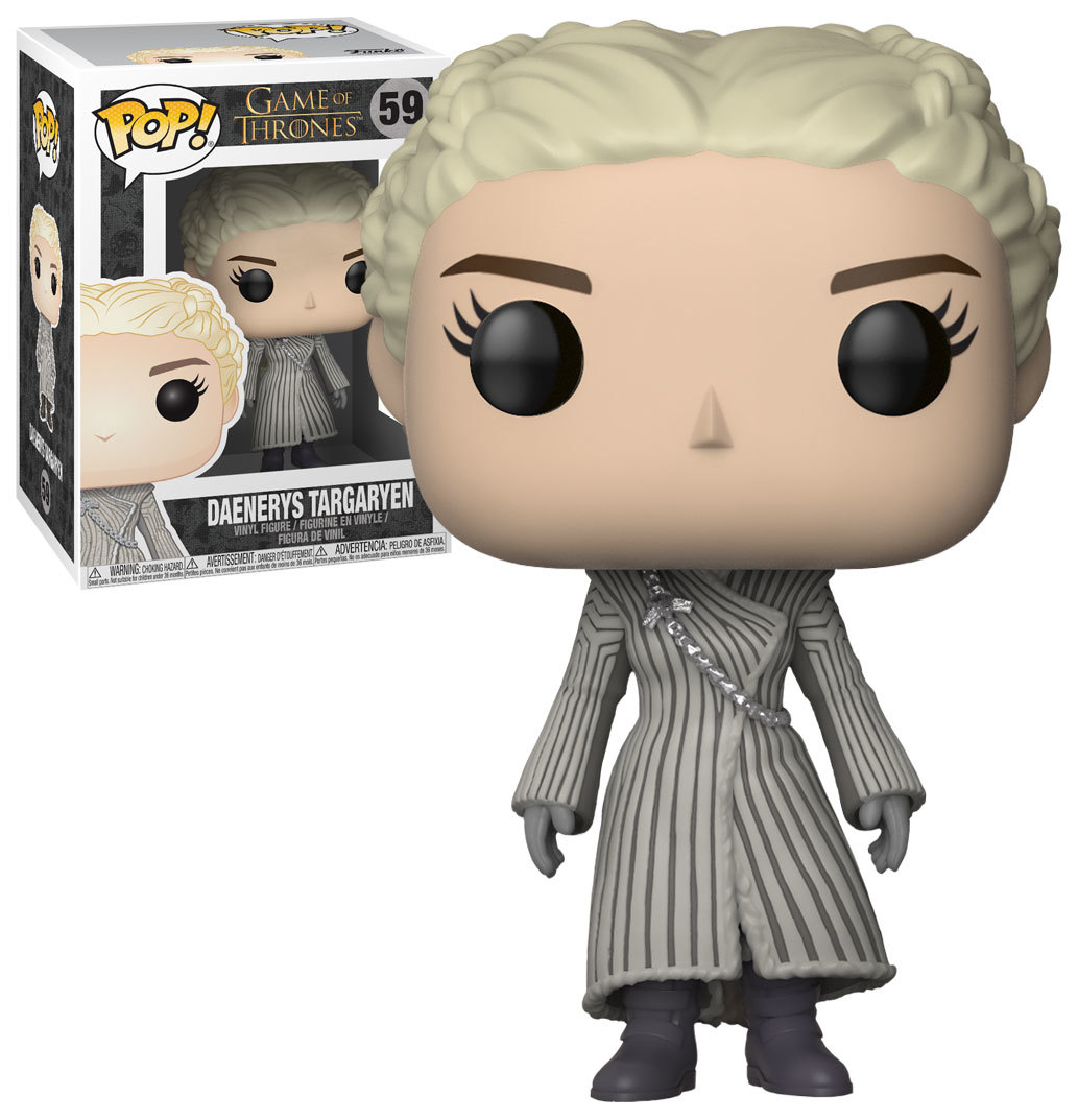 9cm Daenerys Targaryen White Coat Funko POP 59 Game of Thrones 