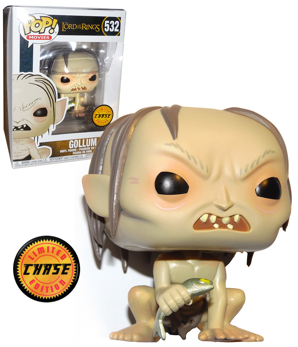 Funko POP! Movies Lord Of The Rings 532 Gollum Limited Edition Chase New, Mint Condition