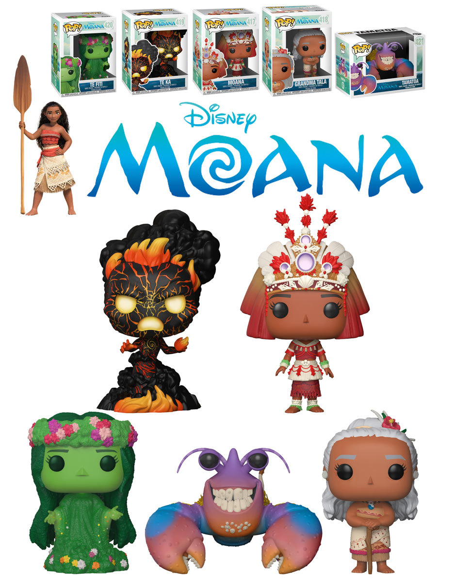 moana funko pop collection