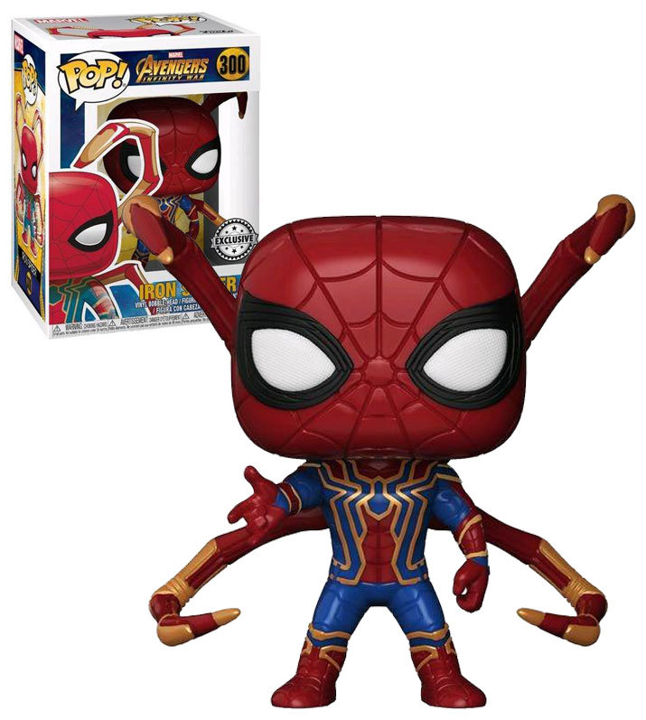 Avengers Infinity War Iron Spider with Legs 300 Funko Pop Vinyl New in Box 
