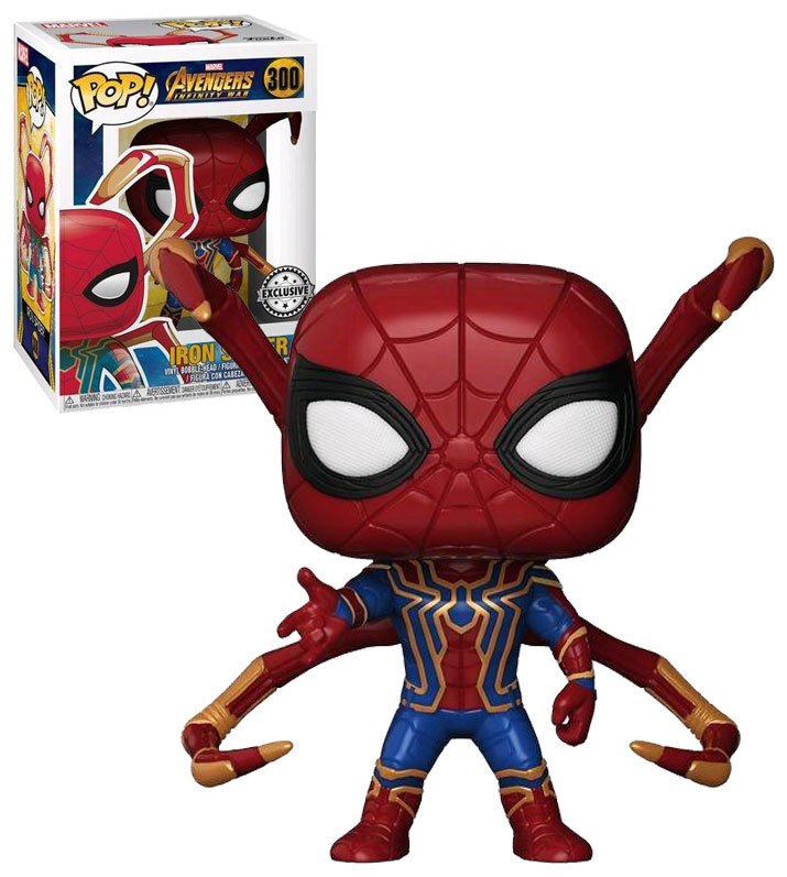 iron spider infinity war funko pop