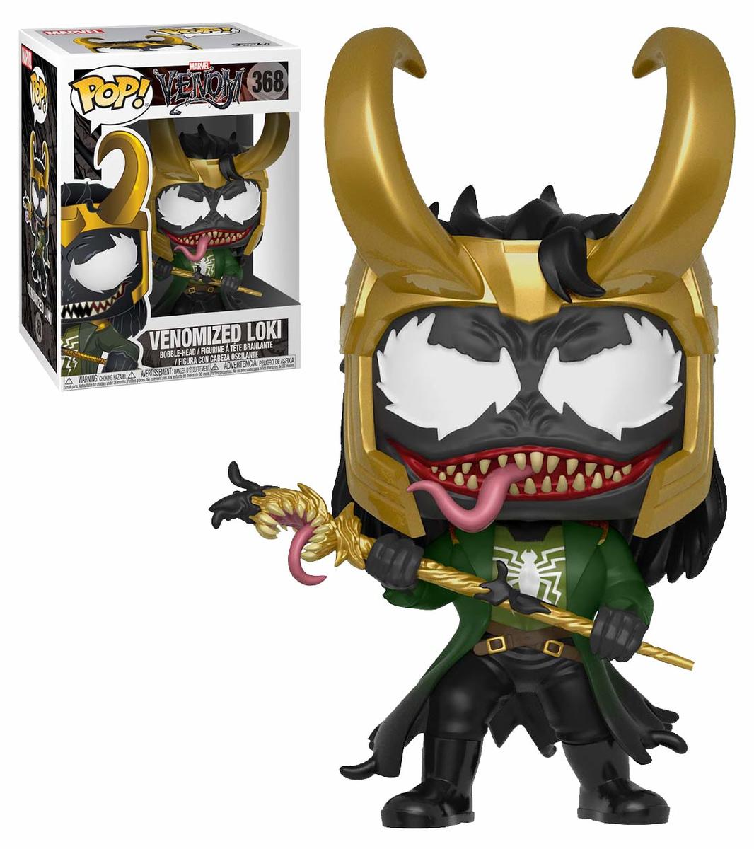 Funko POP! Marvel Venom 368 Venomized Loki New, Mint