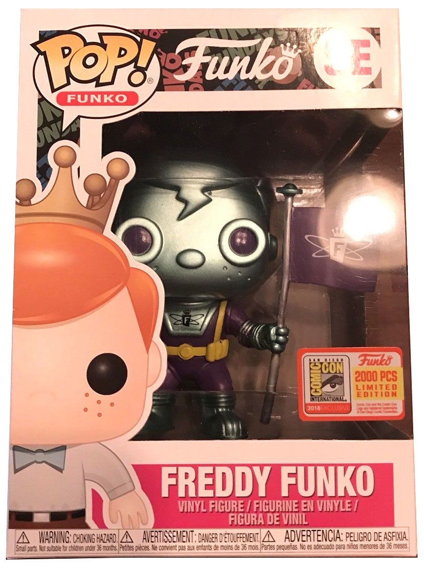 Funko Fun Day 2018 SE Blue Space Robot Freddy Funko - Limited 2000 pcs - New
