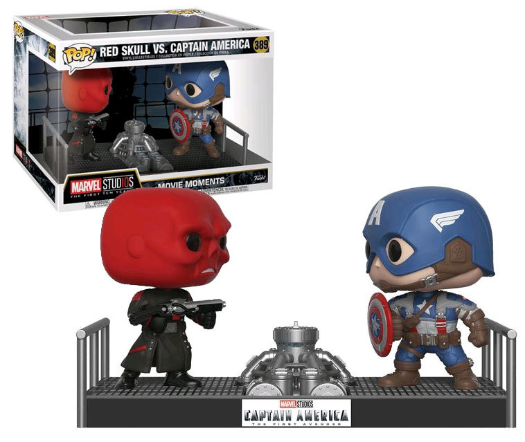 Funko Pop! Marvel Studios Red Skull vs. Captain America Movie Moments  Figure #389 - US