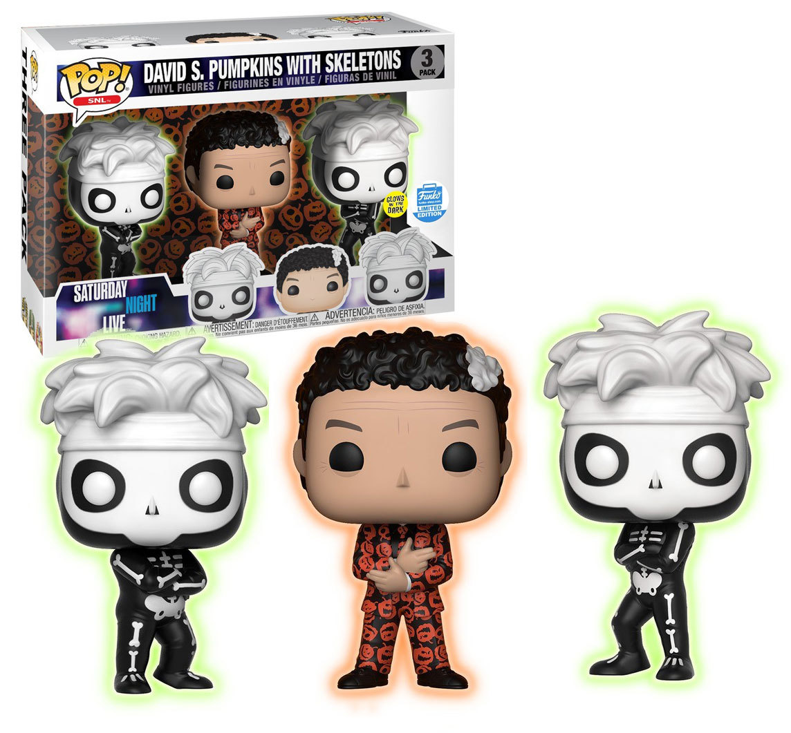 david s pumpkins funko pop 3 pack