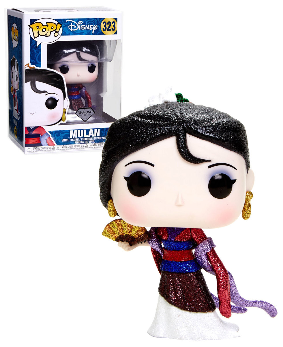 Funko POP! Disney Mulan #323 Mulan (Glitter) - Diamond Collection - New