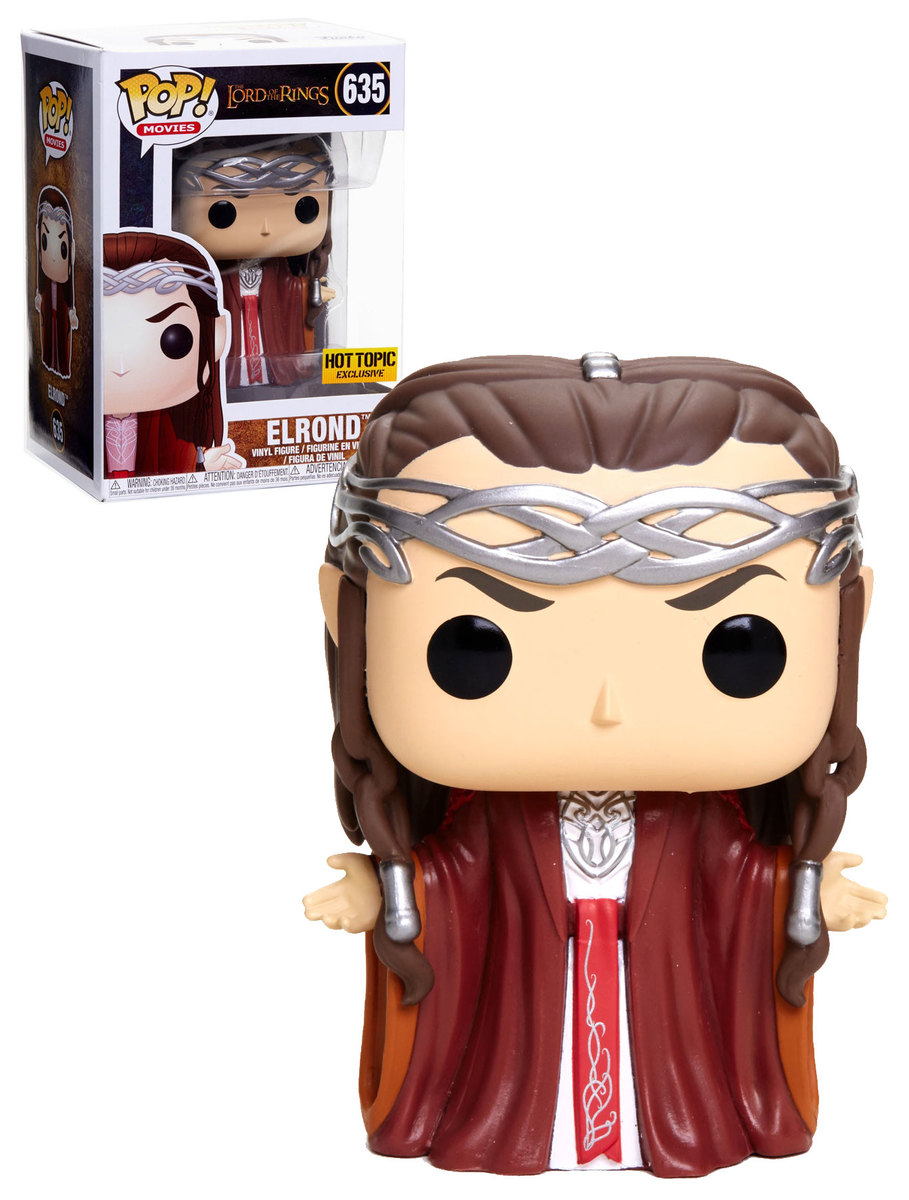 Skære af Distrahere stress Funko POP! Movies Lord Of The Rings #635 Elrond - Hot Topic Exclusive  Import - New, Mint Condition