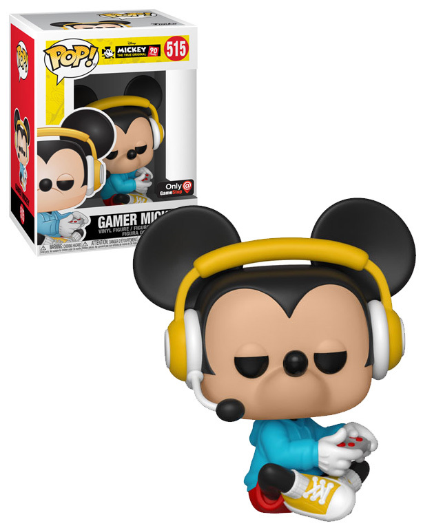 Funko Pop Disney Mickey Mouse 90 Years 515 Gamer Mickey Seated