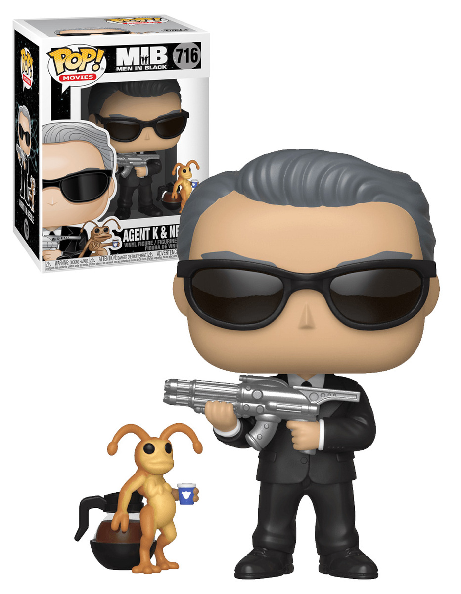 Funko Pop! & Buddy: Men In Black - Agent K E Neeble, Vinile Da Collezione 9 Cm