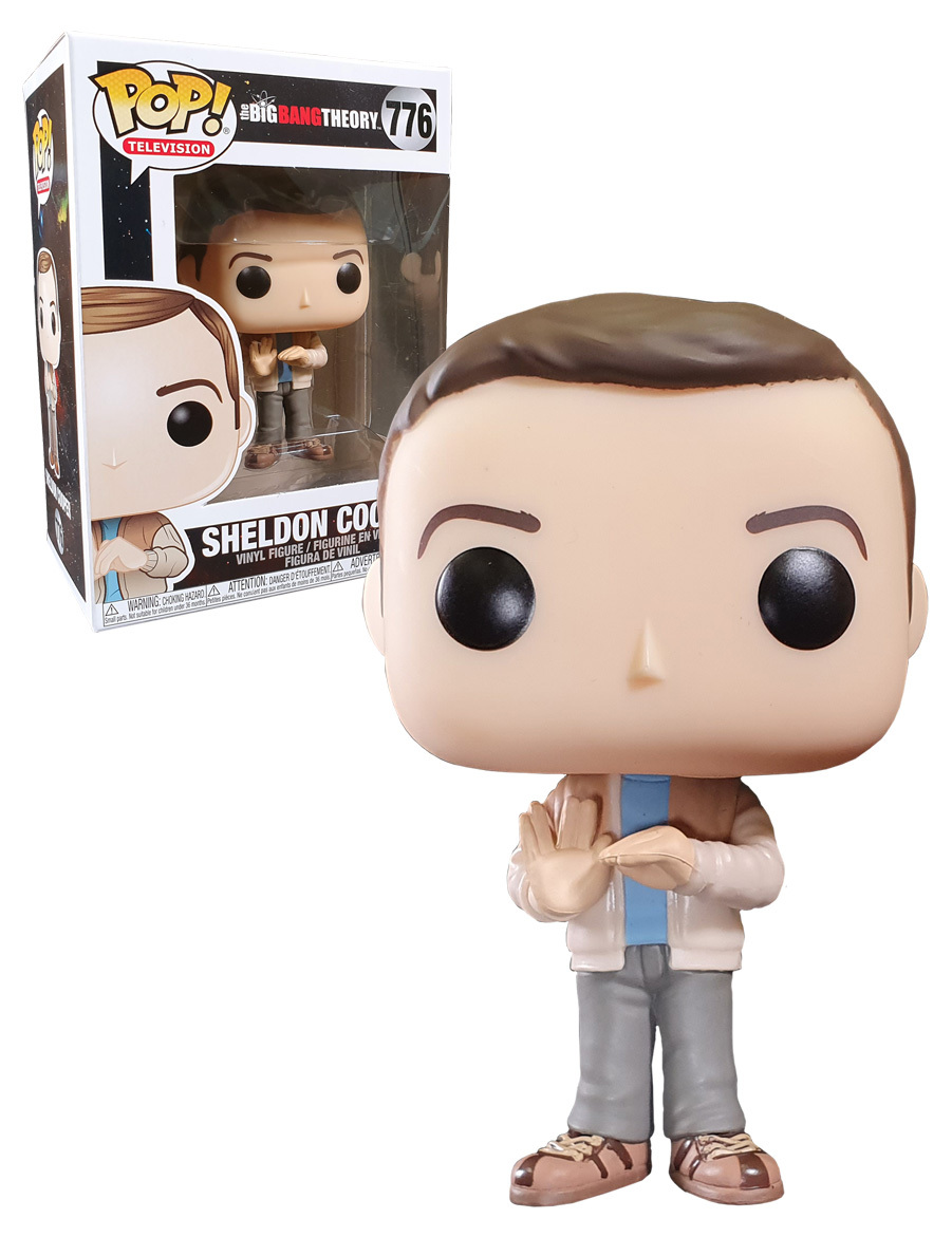 Big Bang Theory Sheldon Computer Sitter Bobblehead Funko 2012 for