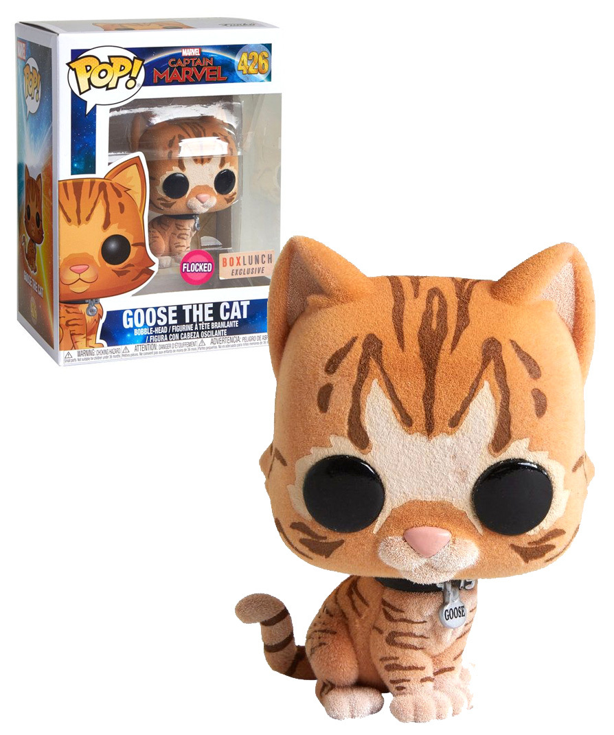 goose the cat flocked funko pop