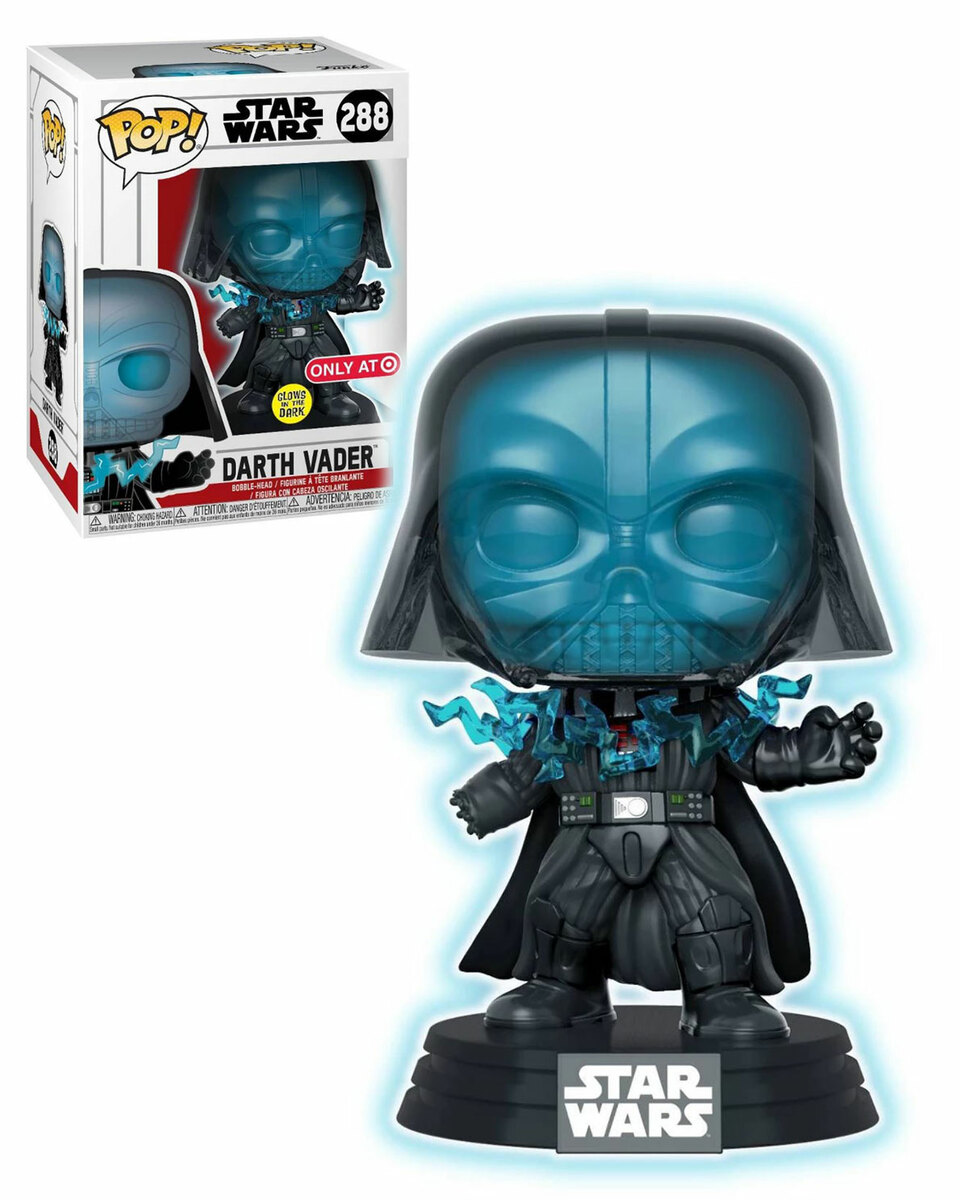 darth vader red chrome funko pop