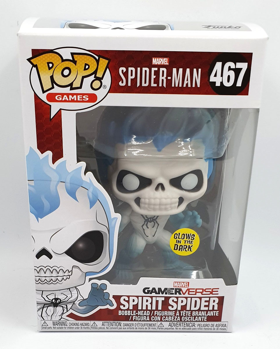 spirit spider funko pop glow in the dark