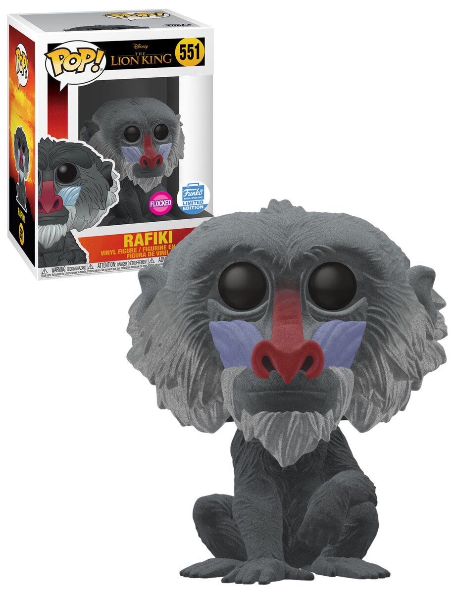 rafiki flocked funko pop