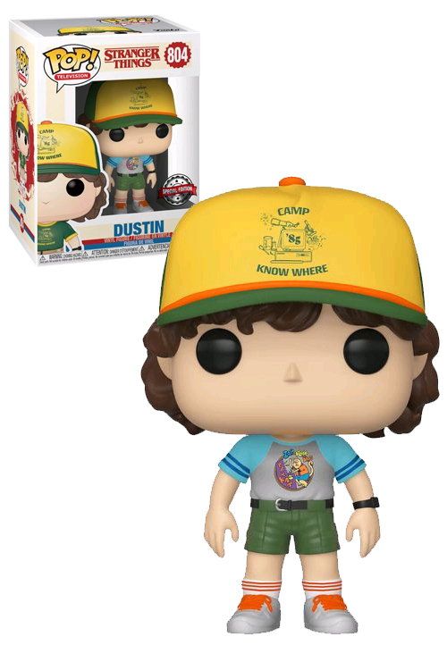 Funko Pop Television Stranger Things 3 804 Dustin At Camp Cat