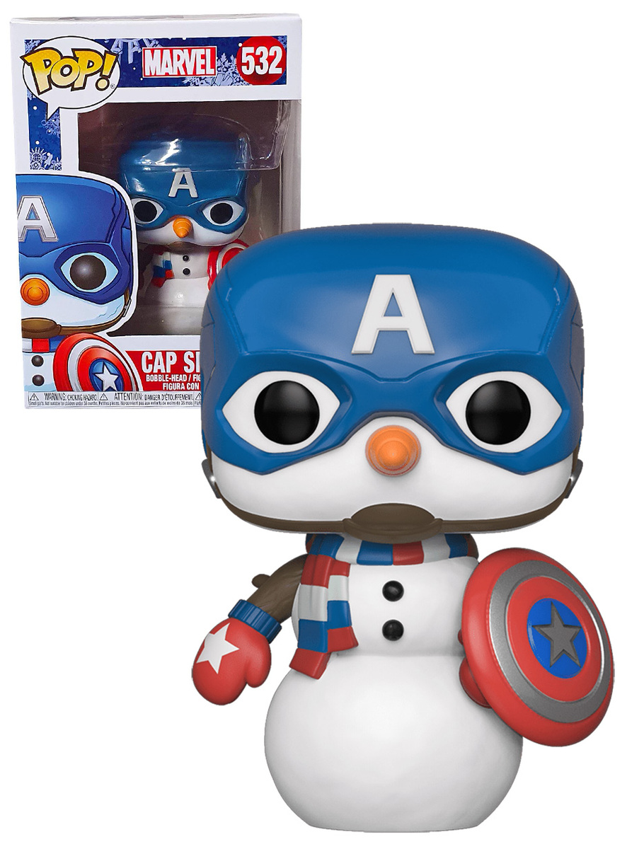 Funko POP! Marvel Holiday 532 Captain America (Cap