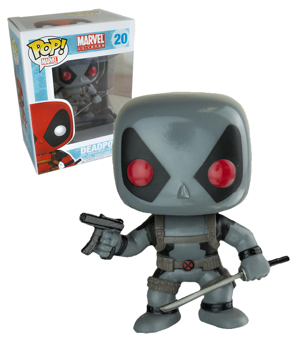 Funko POP! Marvel 20 XMen Deadpool (XForce Grey Outfit) New, Mint