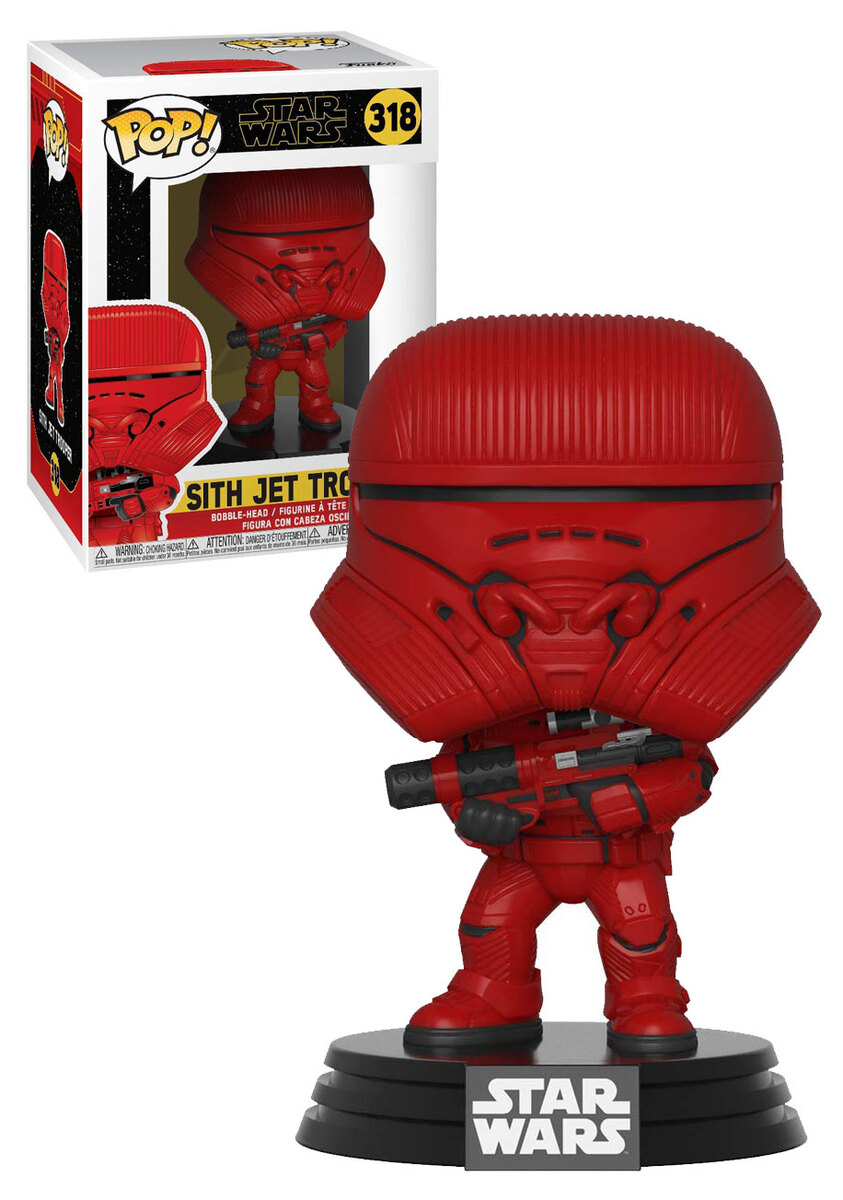 Funko POP Star Wars Rise of Skywalker Sith Jet Trooper Vinyl Figure 39880 NEW 