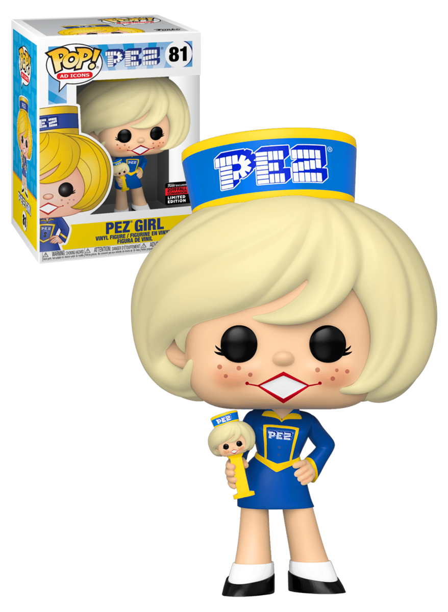 Funko POP! Ad Icons Pez #81 Pez Girl (Blue, Blonde) - Funko 2019 New ...