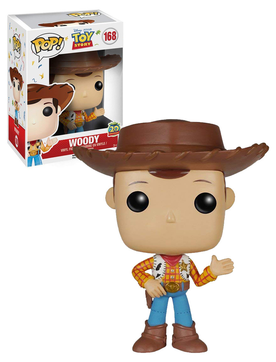 Disney #168 Vinyl Figur Funko Woody Cowboy Toy Story Pixar POP 