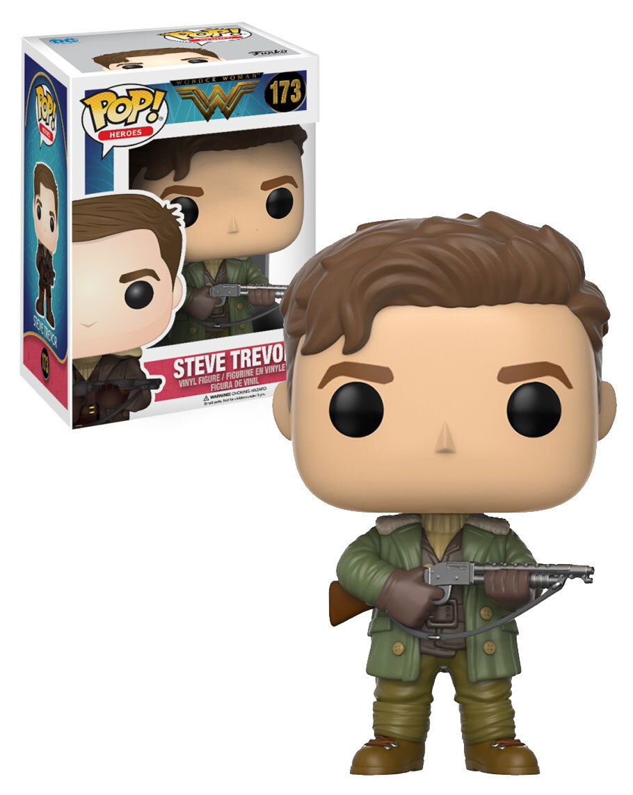 wonder woman steve trevor funko pop