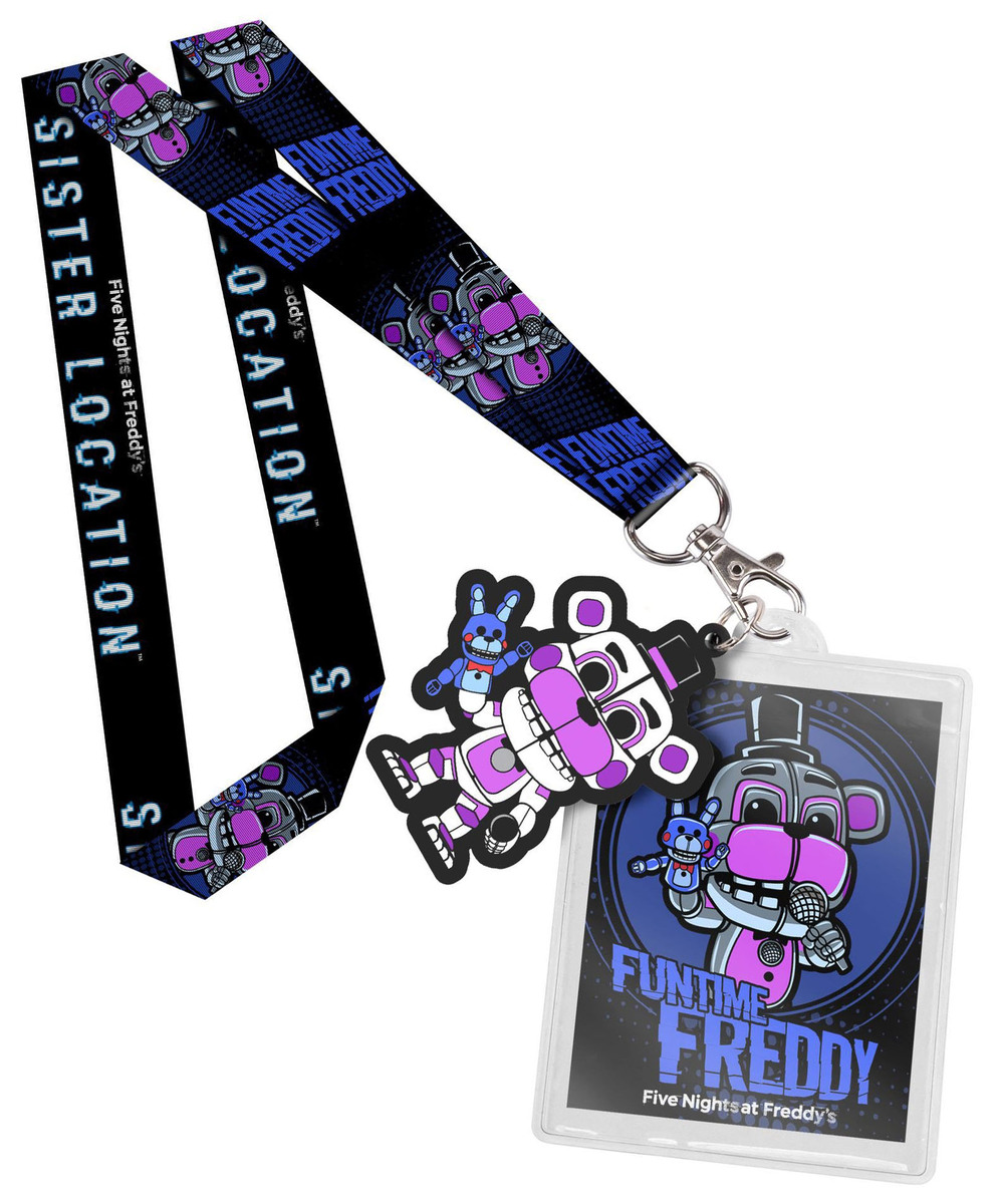 Schlüsselband Lanyard Five Nights at Freddys Sister Location Funtime Freddy 