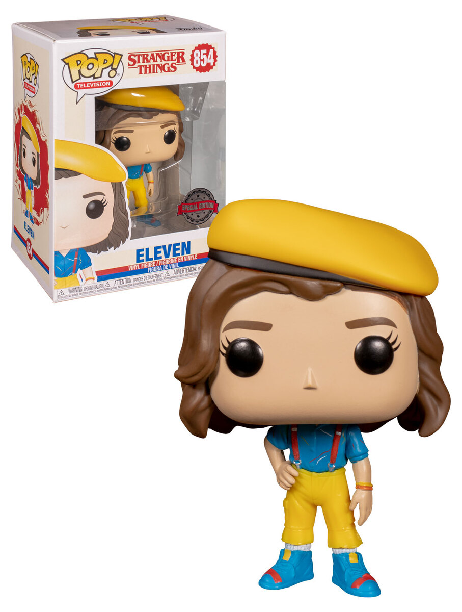 854 Eleven in Yellow Outfit Special Edition Funko Pop Stranger Things 3 