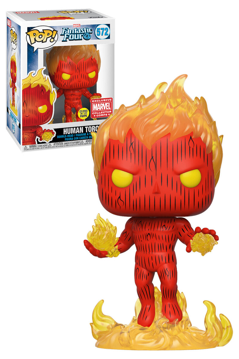 human torch funko