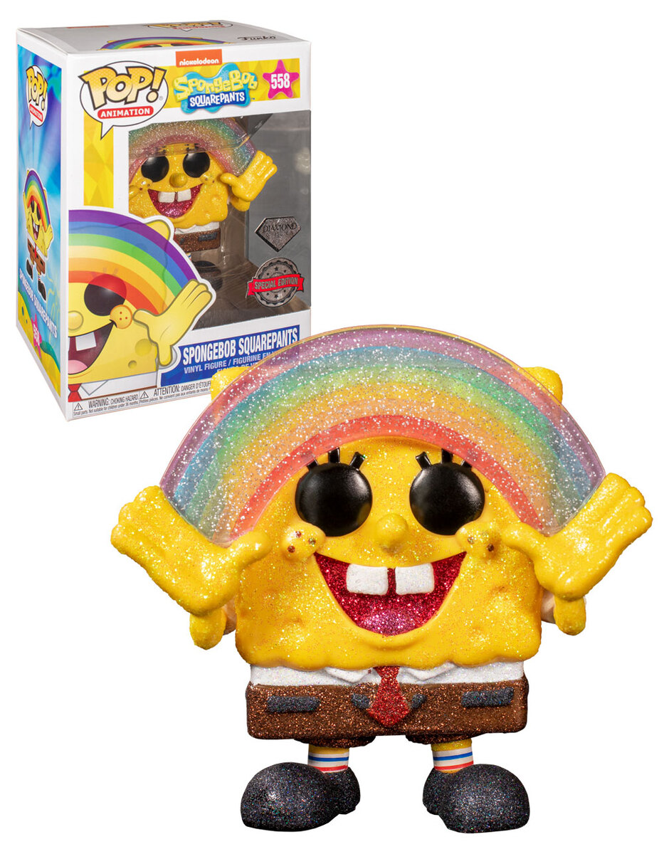 spongebob rainbow funko