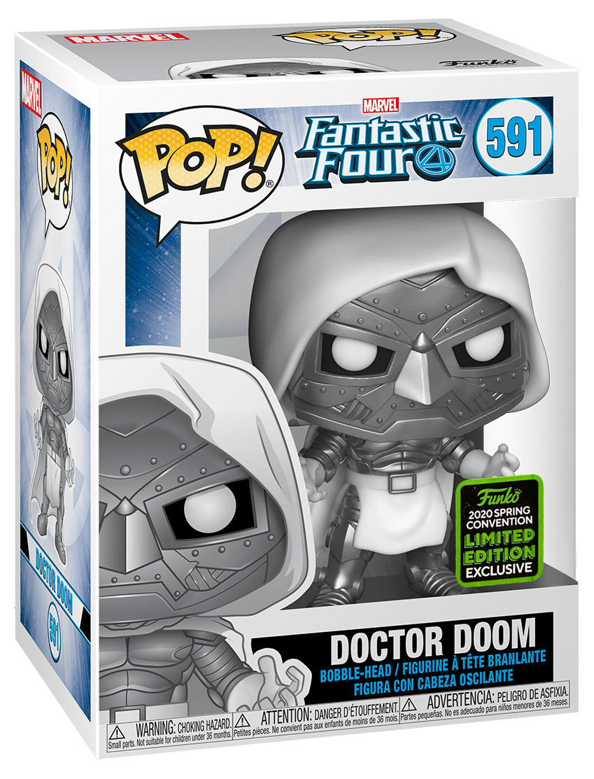 Funko pop shop dr doom metallic
