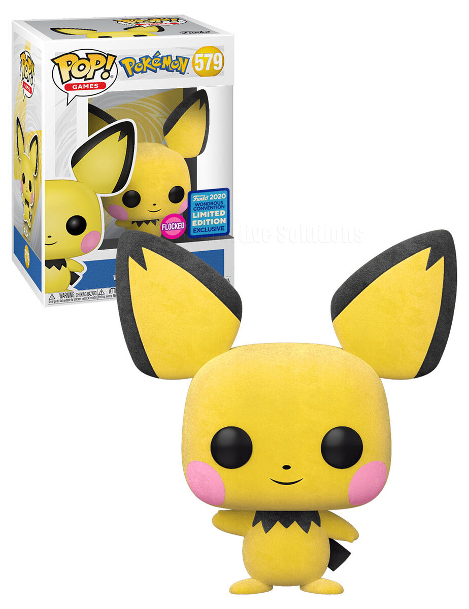 funko pichu flocked