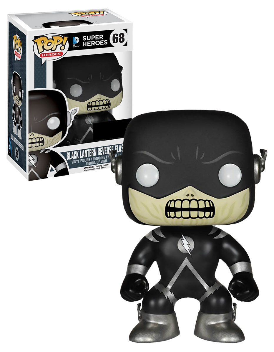 Funko POP! DC Super Heroes 68 Black Lantern Reverse Flash New, Mint