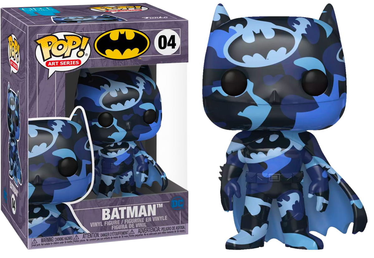 Funko POP! Art Series #04 Batman (Black/Blue) - New, Mint Condition