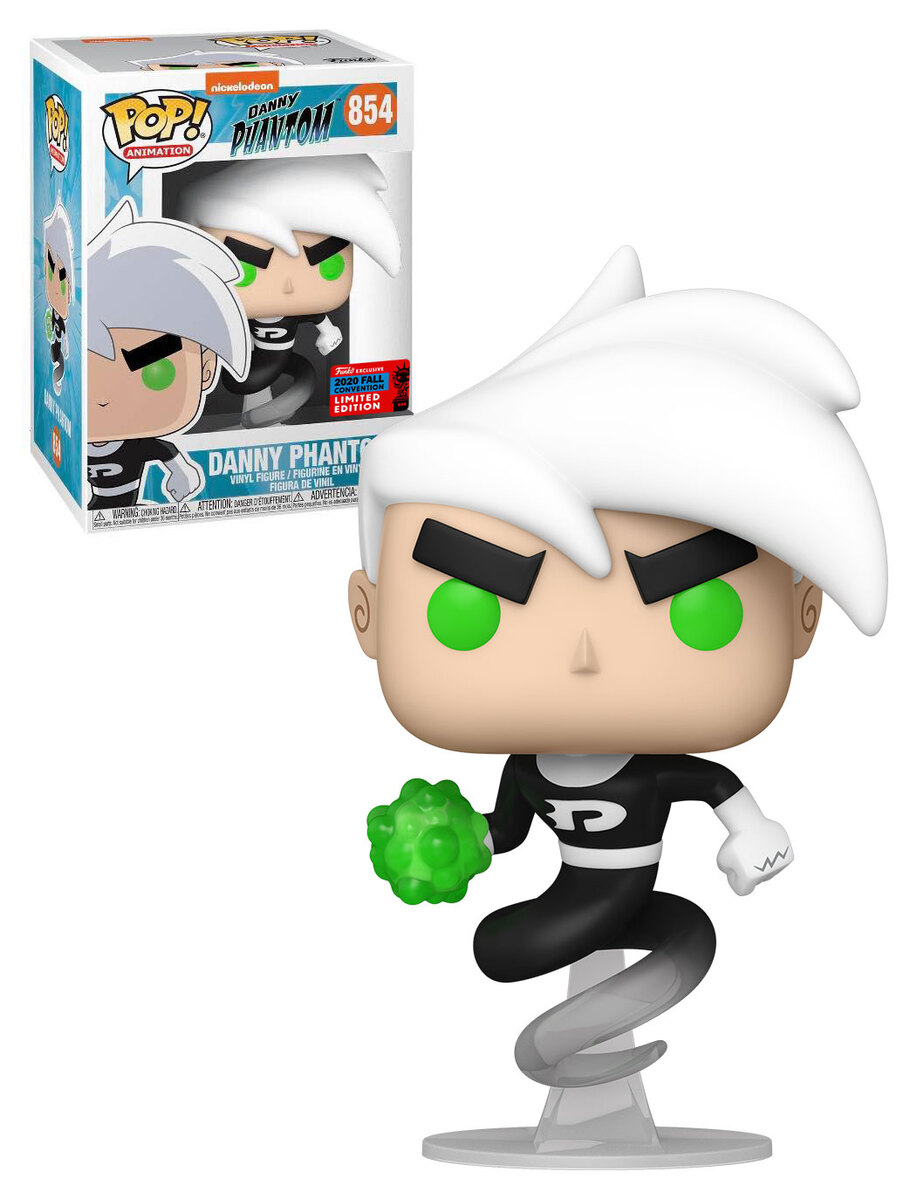 Funko POP! Nickelodeon #854 Danny Phantom - Funko 2020 New York Comic Con  (NYCC) Limited Edition - New, Mint Condition