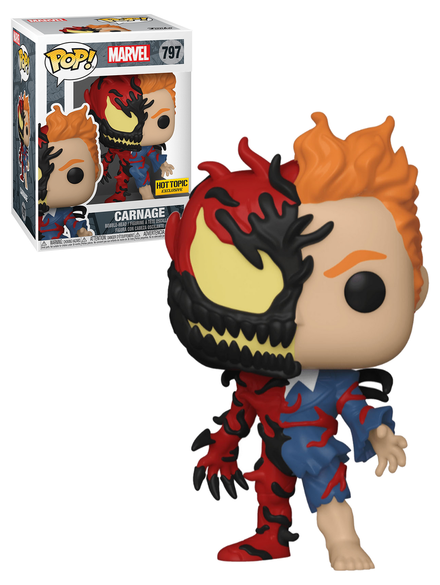 free protector FUNKO POP CARNAGE #797 hot topic sticker marvel 2021 