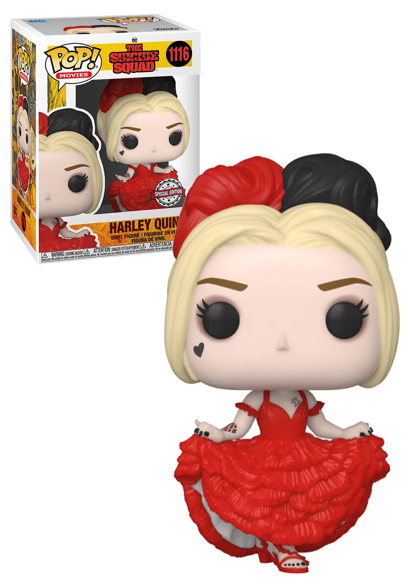 Funko POP! Movies The Suicide Squad #1116 Harley Quinn (Hair Up) - New,  Mint Con