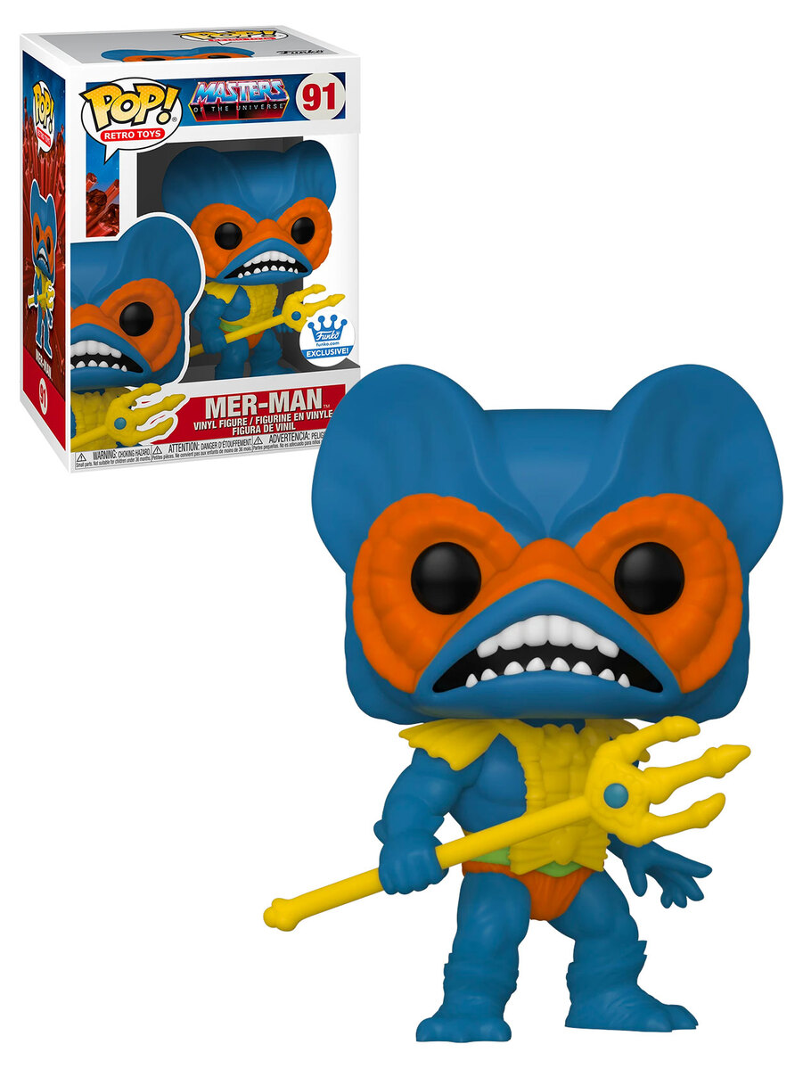 Funko Shop Exclusive *SOLD OUT* BLUE Funko Pop MER-MAN Master of the Universe