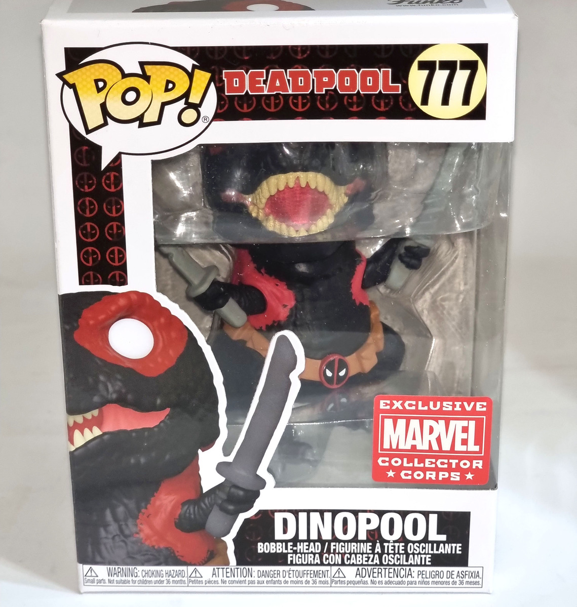 Collector Corps Exclusive Dinopool #777 Funko POP Marvel Deadpool 30th 