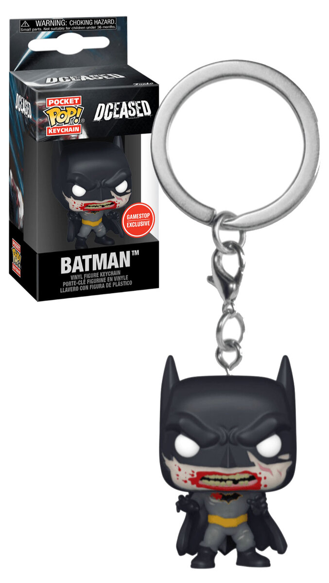 Batman - Porte clef métal logo Batman émaillé