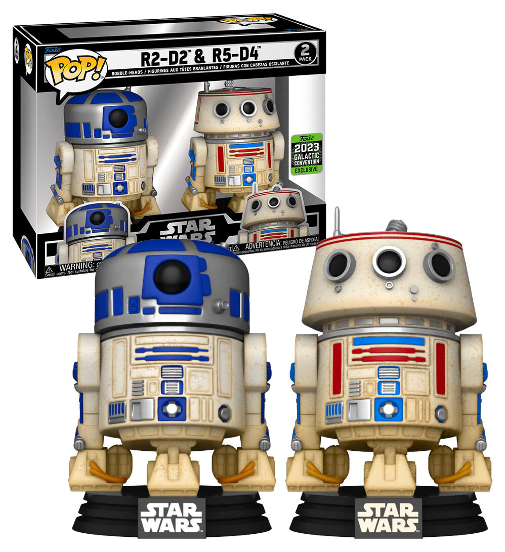 Funko POP! Star Wars 2 Pack R2-D2 & R5-D4 - 2023 Star Wars