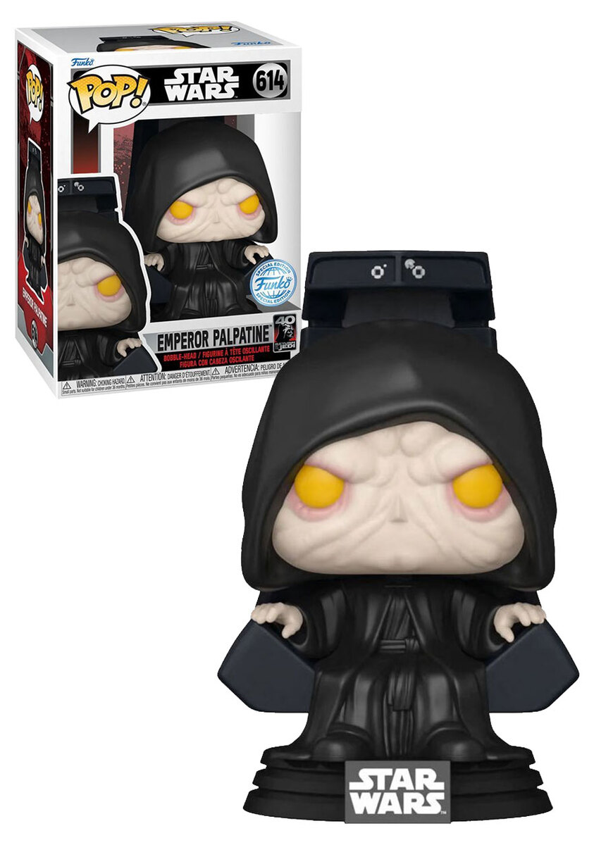 Funko POP! Star Wars Return Of The Jedi 40th #614 Emperor