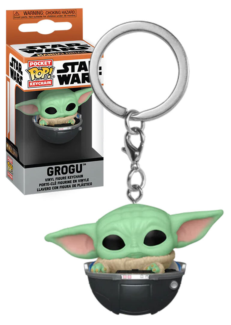 PORTE-CLE FUNKO POP KEYCHAIN STAR WARS YODA, Figurines