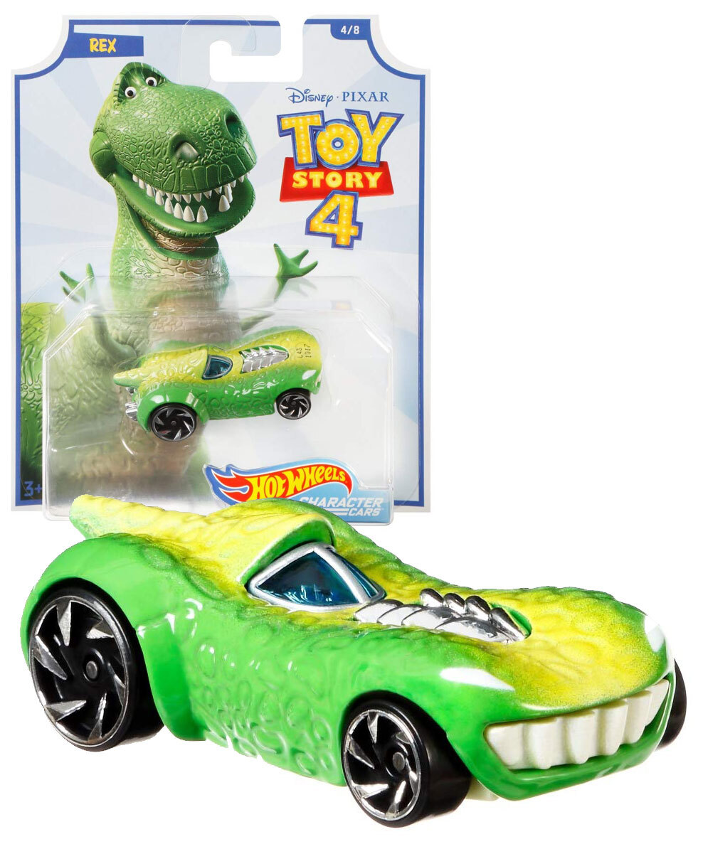 Hot Wheels Character Cars Disney Pixar Toy Story 4 Rex
