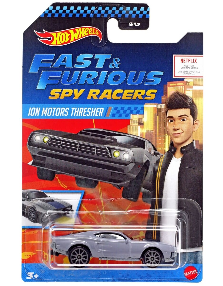 Hot Wheels - véhicule Hyperfin Fast & Furious Spy Racers HW Screen