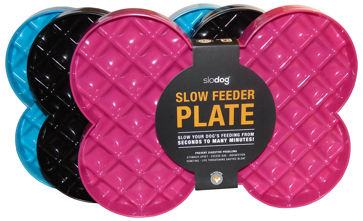 Slodog No Gulp Slow Feeder Plate For Dogs In Three Colours