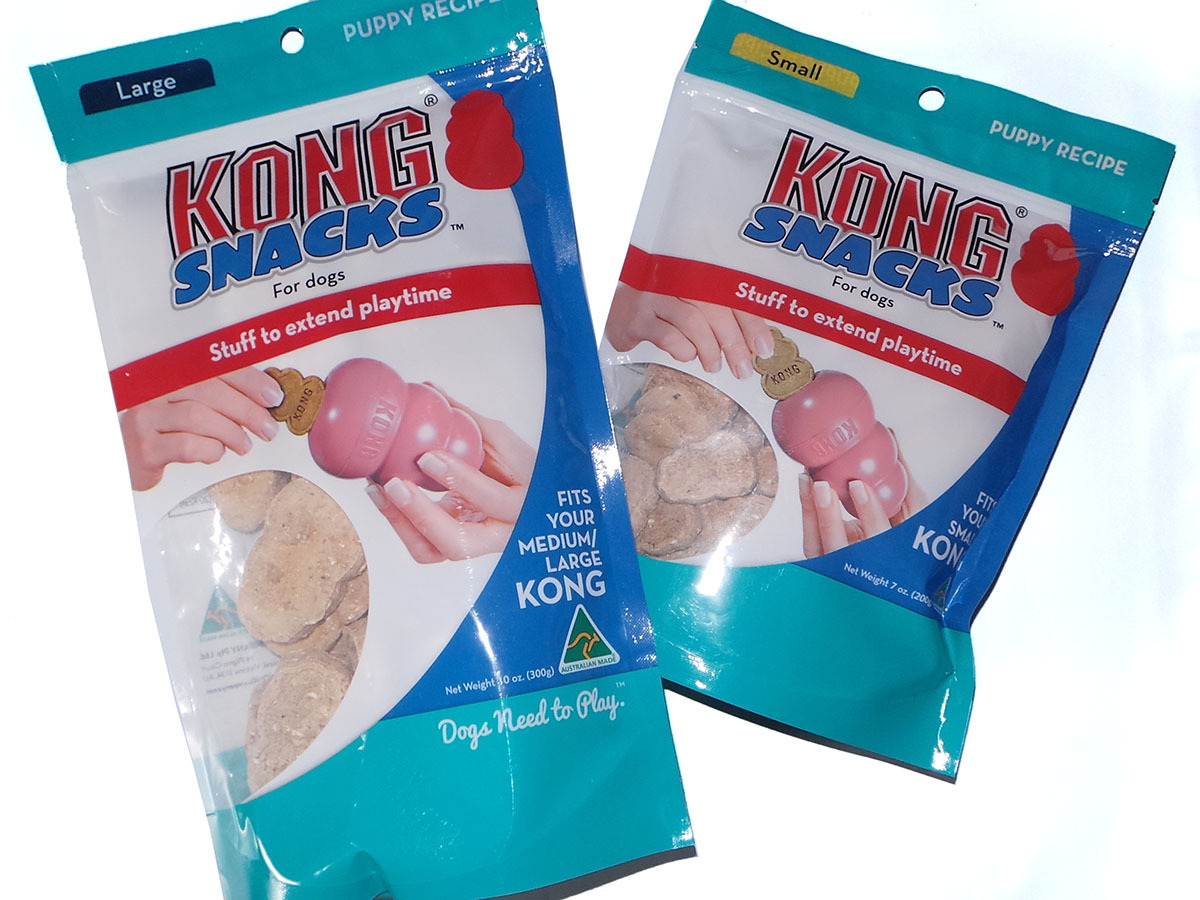 Kong Snacks Puppy Recipe Large and Small