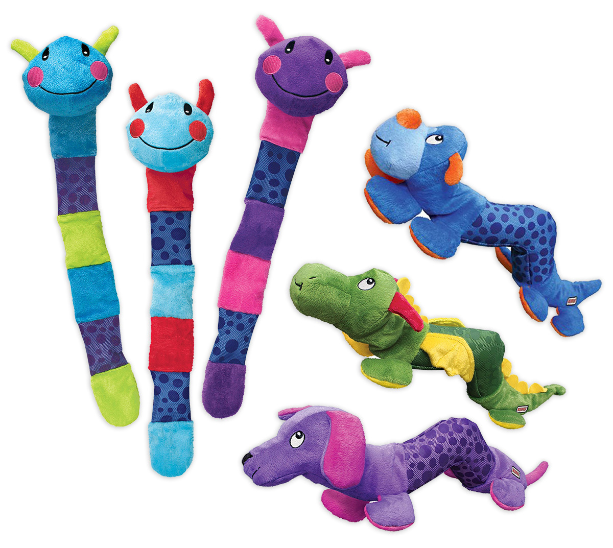 KONG Shakers For Dogs in Two Sizes and Four Designs [Size: Medium/Large]  [Design: Caterpillar] | Supportive Solutions