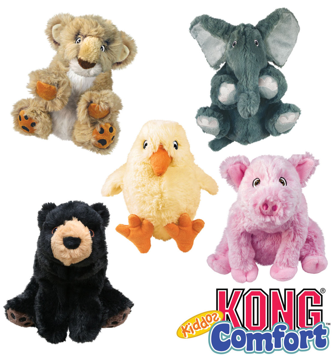kong comfort kiddos dog toy